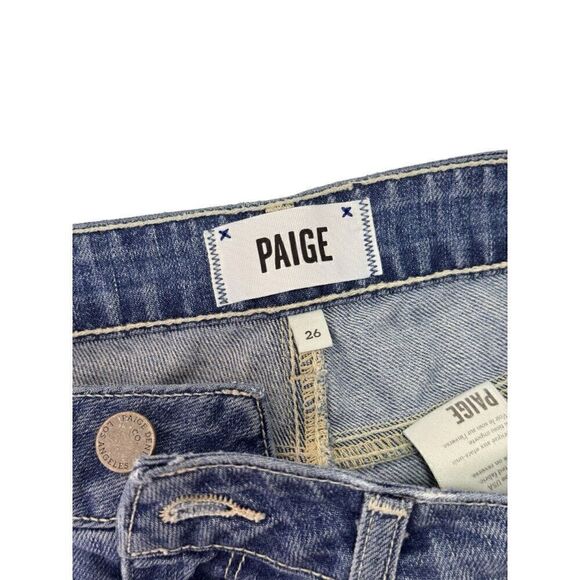 Paige Denim Callie Crop High-Rise Jeans Sz 26 EUC - Picture 3 of 7